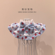 【青衫宠物】原创蕾丝口水巾宠物猫咪狗狗可爱布偶娃娃衣服围脖