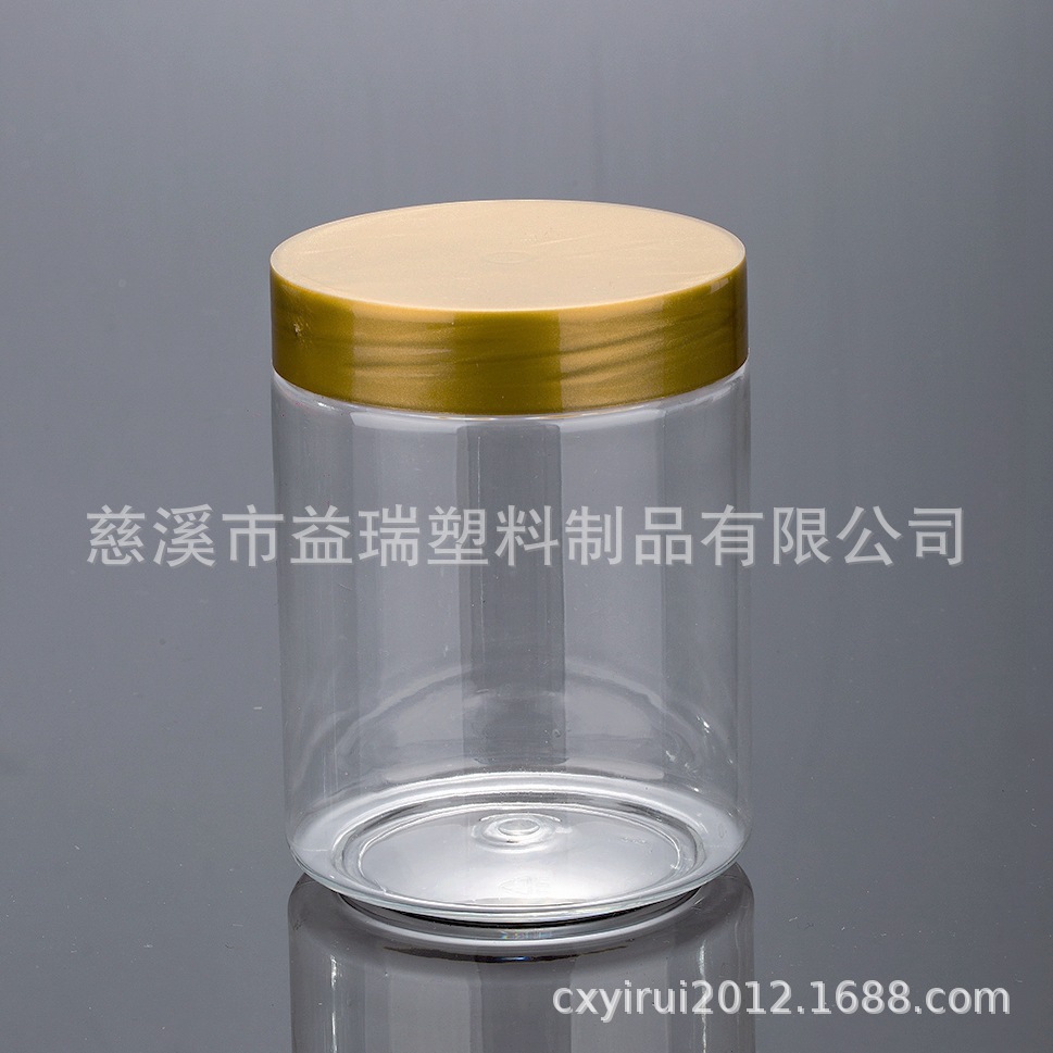 480ml PET透明塑料瓶 食品罐 糖果罐 糕点坚果罐 饼干瓶 PT8001