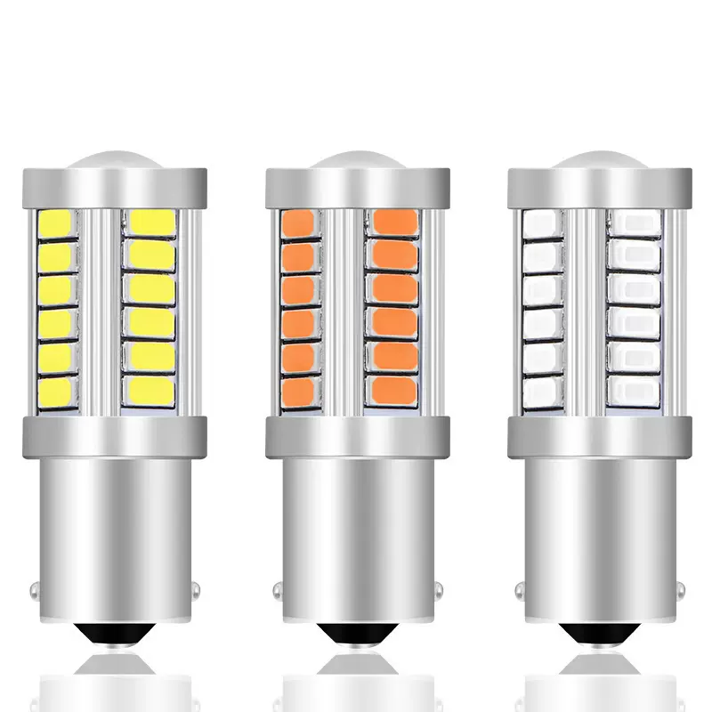 汽车LED倒车灯1156 33SMD 1157 33灯转向灯刹车灯角灯BA15S刹车灯