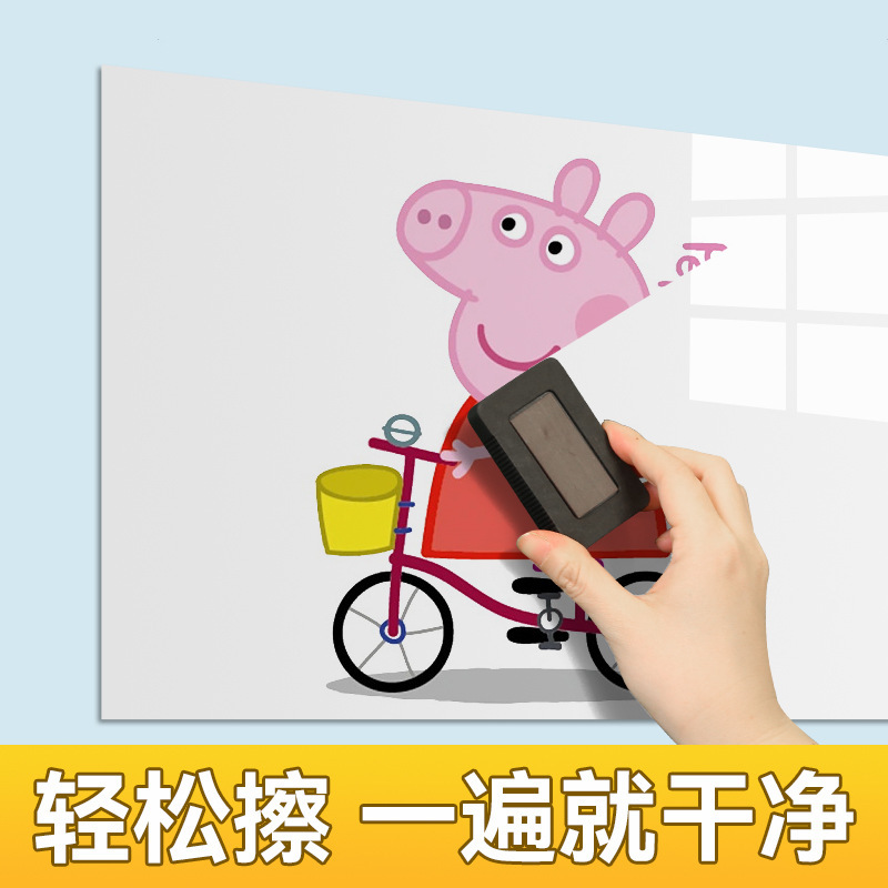 磁気ホワイトボードの壁を厚くして、子供の落書きを取り除くことができます。|undefined