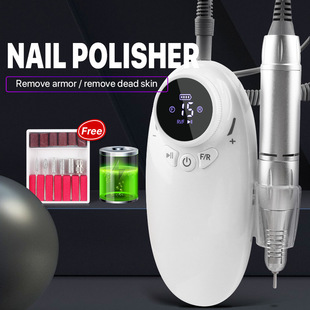 Electric Storage Portable Nail Polisher, Nail Polishing and Nail Removal, Nail Salon Electric Polishing Handle, USB Cross-Border