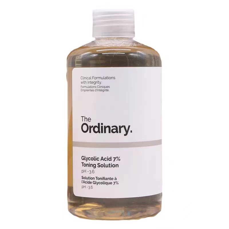 El toner de ácido tartárico Ordinario 7% ácido glicólico loción exfoliante 240ml
