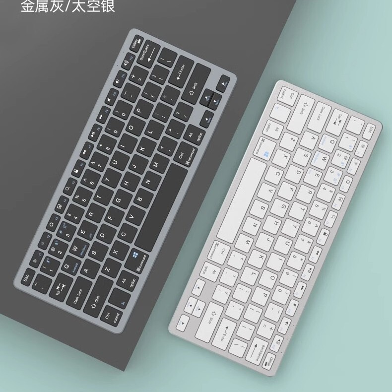 ワイヤレスキーボードとマウス Bluetooth セット 2.4 グラム充電式ポータブル超薄型コンピュータノートブック携帯電話ユニバーサル|undefined