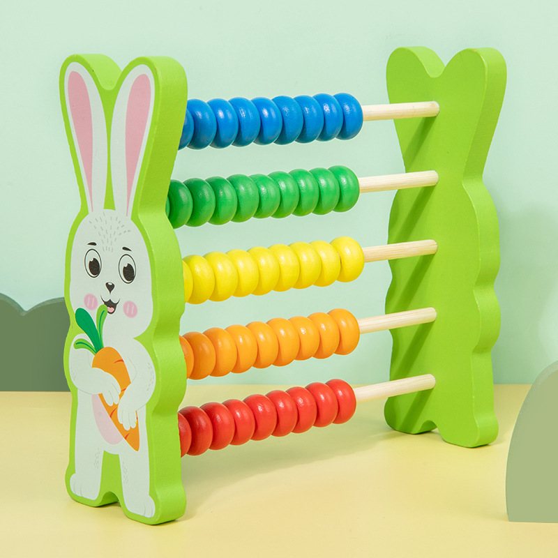 Rack de cálculo jardín de infantes estudiante de escuela primaria matemáticas aritmética palo niños Ábaco adición y resta aritmética educación temprana material didáctico
