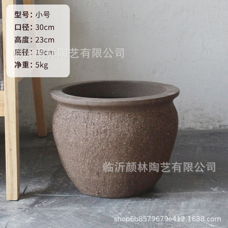 maceta de flores simple maceta de cerámica gruesa arena púrpura maceta moderna simple maceta verde decoración de sala de estar maceta paisaje combinación de plantación de flores ornamentos