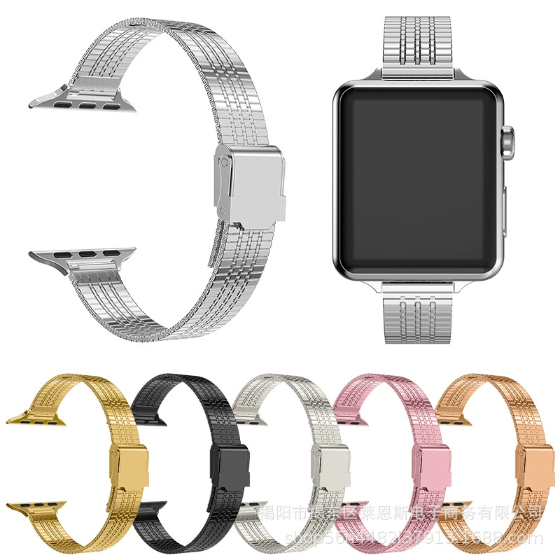 Применение часов Apple с металлическим iWatch9ultra на ремне для часов Huawei Arsenal Nuchain через границу