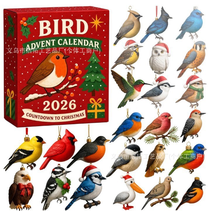 Calendario de Adviento Navideño de Cajas Sorpresa de Acrílico, Interactivo, para Navidad y Fiestas