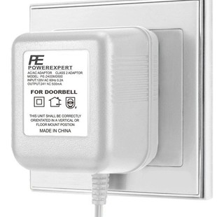 Visual Doorbell Smart Doorbell Ring Special Power Transformer Power Adapter 24V500Ma Cable Length 8m