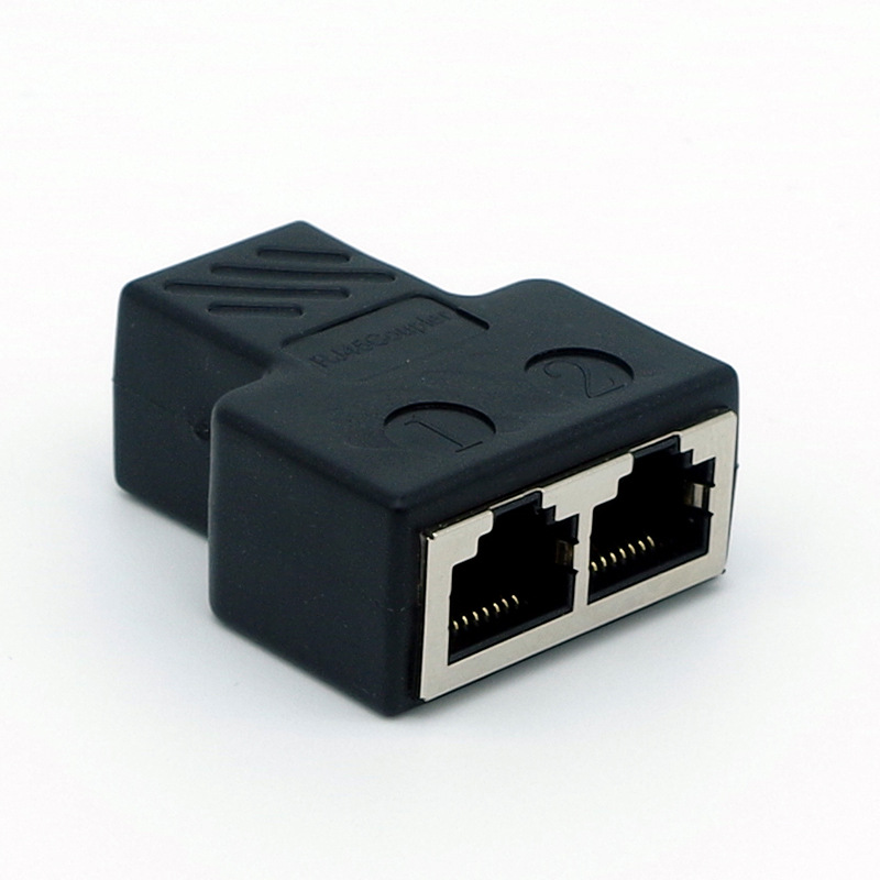 CAT6 RJ45һ�ֶ�ת��ͷ�ֽ�������ͨ������ͨ8P8 C������ͨ ����