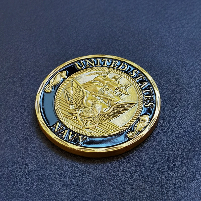 Naval Sailor Memorial Medal Graduation Commemorative Employment and Operation Ceremony for Badge Competition Awards