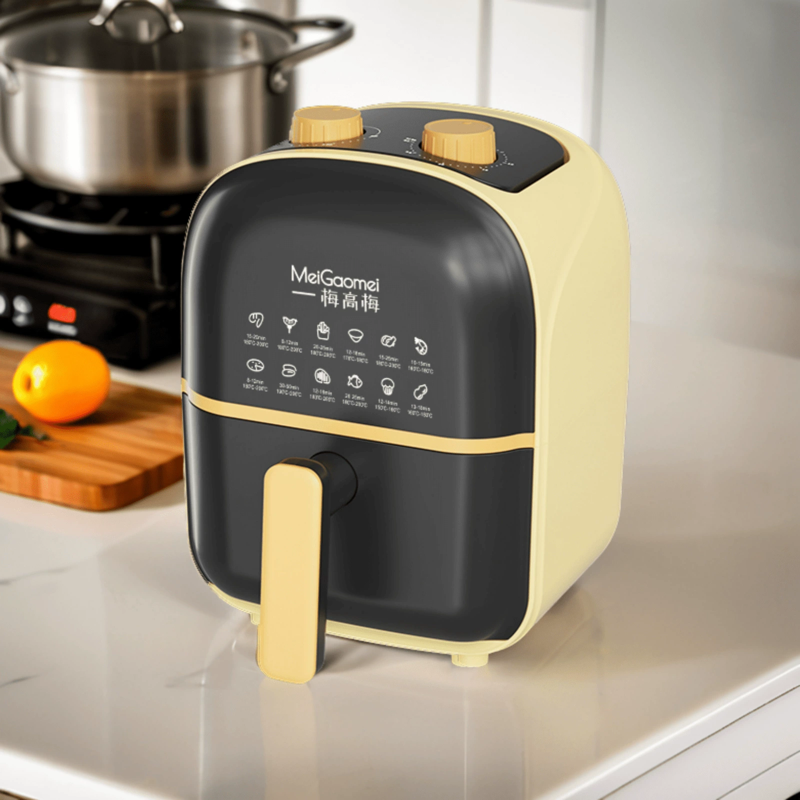 Новый механический без переворачивая бытовая фритюрница