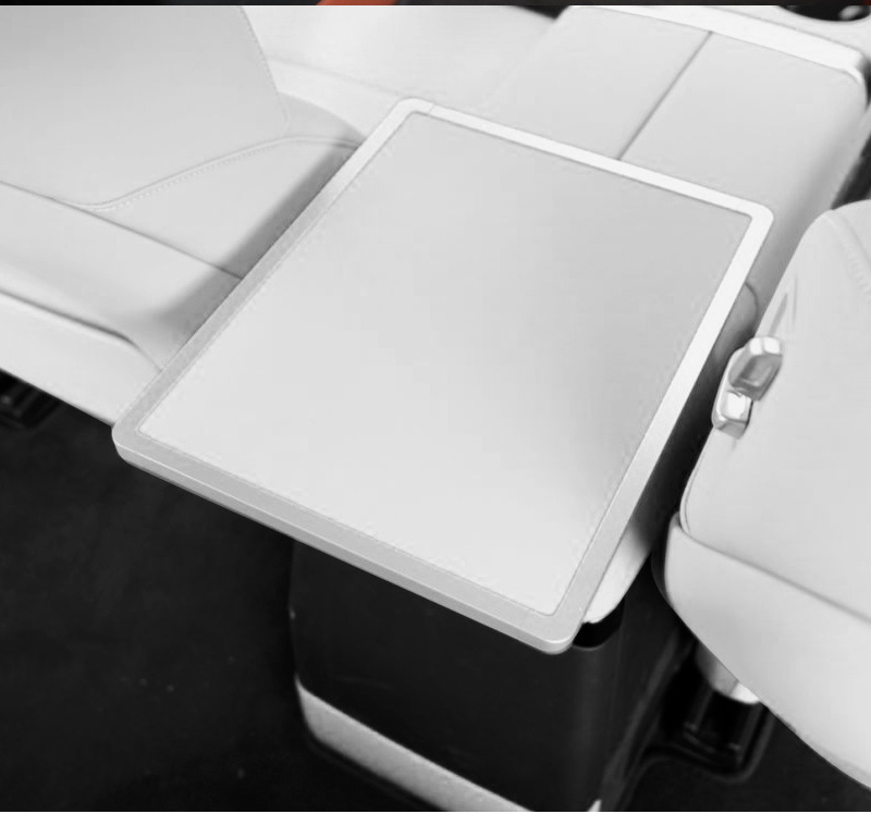 Universal Car-Mounted Floating Small Table for Dining, Round Table, Tea Tray, Makeup, and Office Use Compatible with Ideal, Weilai, Xpeng, and Xiaomi