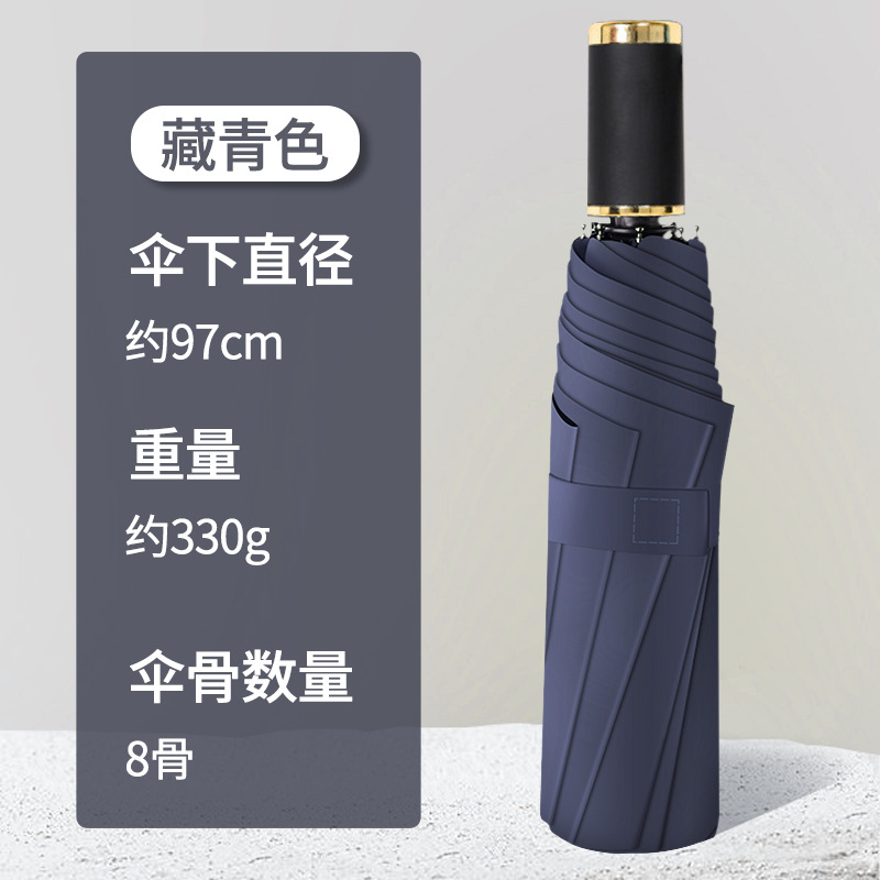 Sombrilla personalizable con logo, protección UV, automática y plegable - Mayorista de fábrica