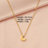 Fashionable pendant stainless steel, necklace, European style, simple and elegant design