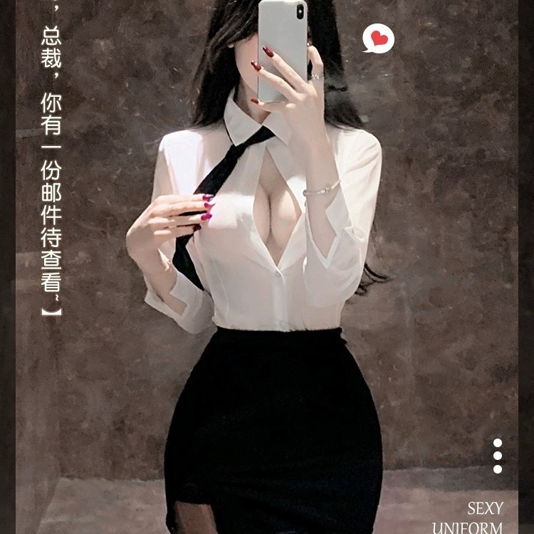 Disfraz de Secretaria para Cosplay de Poliéster para Mujer image 5
