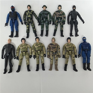 A Variety of Bulk Goods 10cm High Special Forces Soldiers and Military Joints Movable Modern Military Doll Model Toys