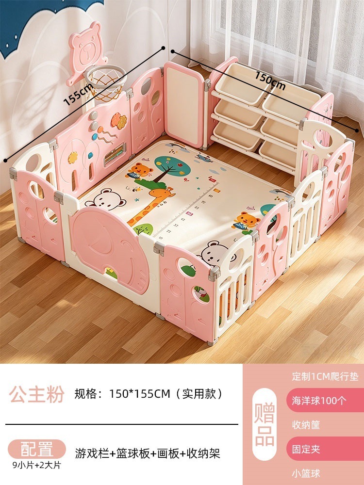 [barrera de juego para bebés barrera de protección infantil interior barrera de seguridad para niños en el suelo para el parque]