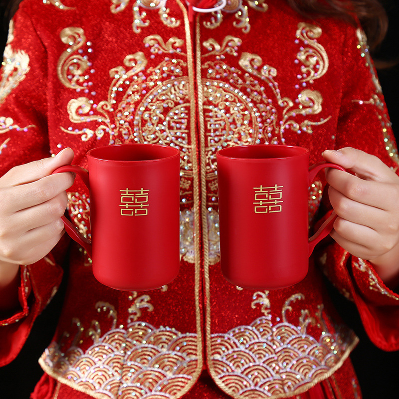 結婚洗面セット結婚式の付き添い歯カップ女性の方の結婚式の嫁入りコップのペアの石鹸箱の結婚祝い用品の大全|undefined