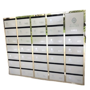Stainless Steel Mailbox Outdoor Community Letter Box Resident Letter Newspaper Storage Community Letter Box Opinion Box