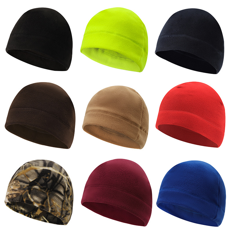 Autumn and winter outdoor warm hat cold-proof windproof fleece hat mountaineering riding warm small hat sports ski hat combination