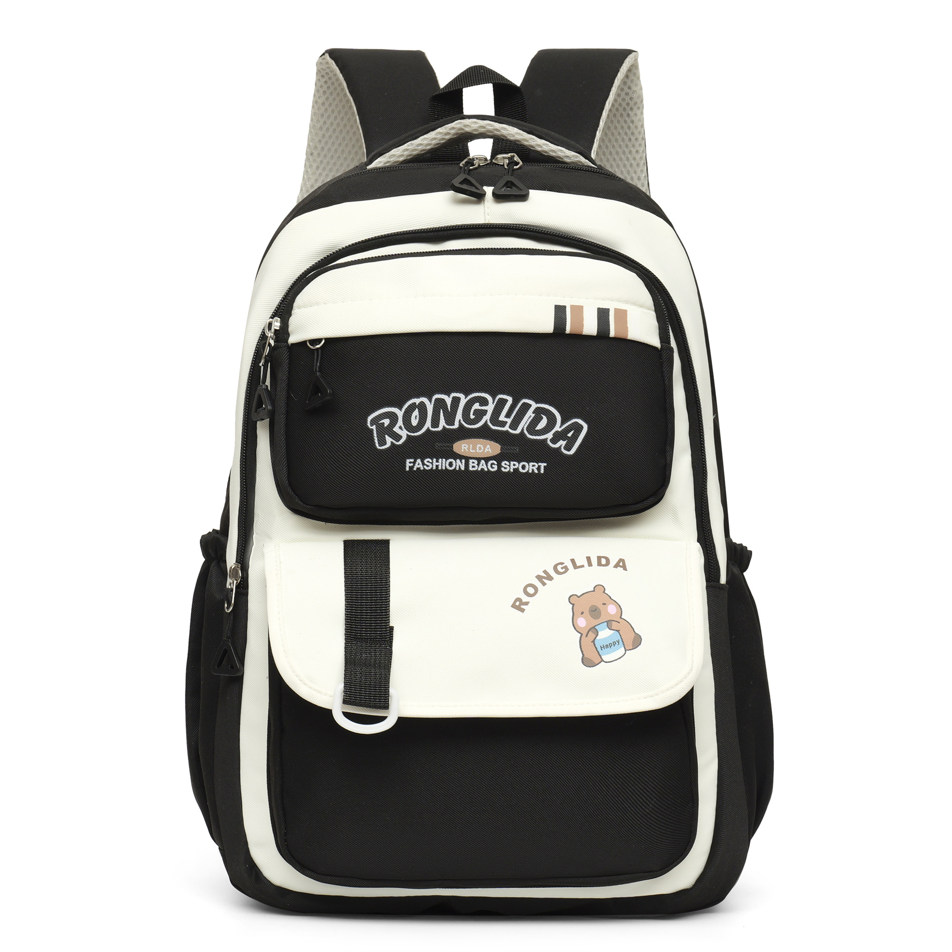 厂家新款大容量双肩包男女小学生书包初中高中生旅行电脑休闲背包