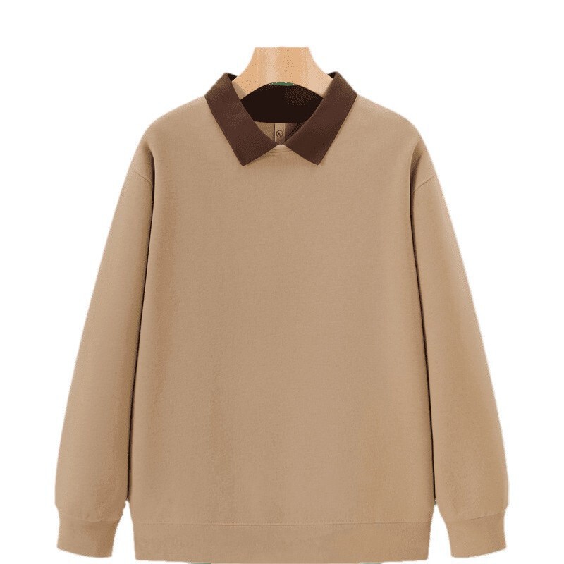 工作服印logo翻领polo衫校园聚会团队卫衣定制公司员工服长袖工装|undefined