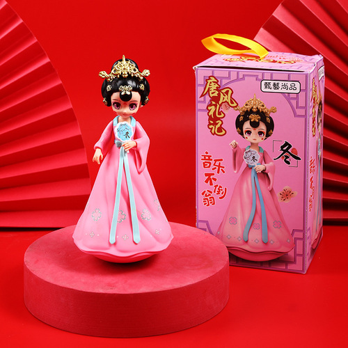 Daxianda Boudoir Lady Figurine, Creative Home Decor Doll, Handmade Souvenir from Xi'an