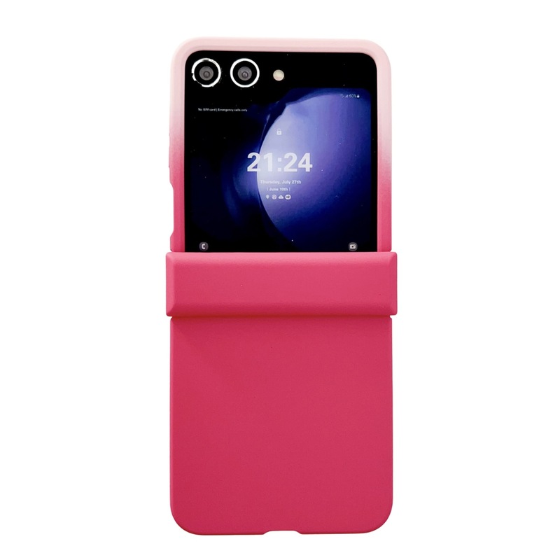 ins喷漆肤感大视窗适用三星Galaxy ZFlip7折叠屏商务防摔手机壳|undefined