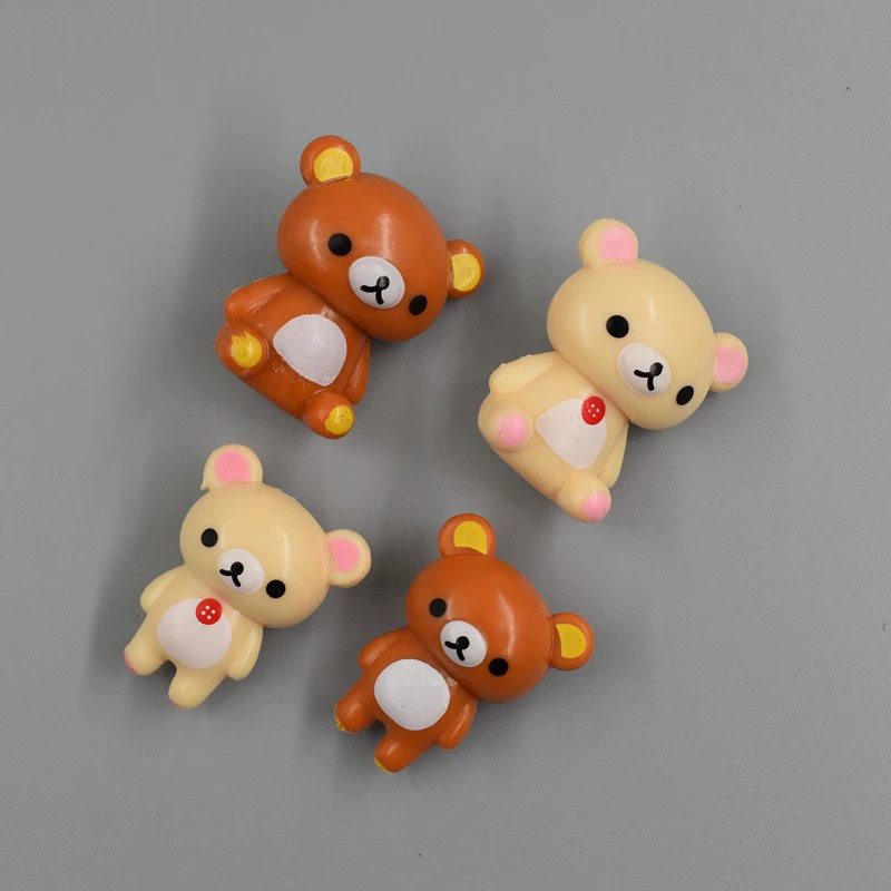 Внешняя торговля навалочными мультяшными куклами с яйцами q легкий медведь чехол для мобильного телефона кремовый клей diy Материал Аксессуары