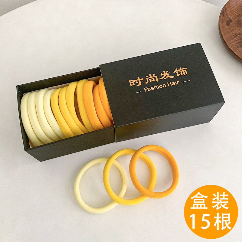 Caja de regalo banda de pelo sin costuras cuerda de pelo 2022 nueva banda de goma lazo de pelo femenino adulto alto elástico cuerda de pelo durable