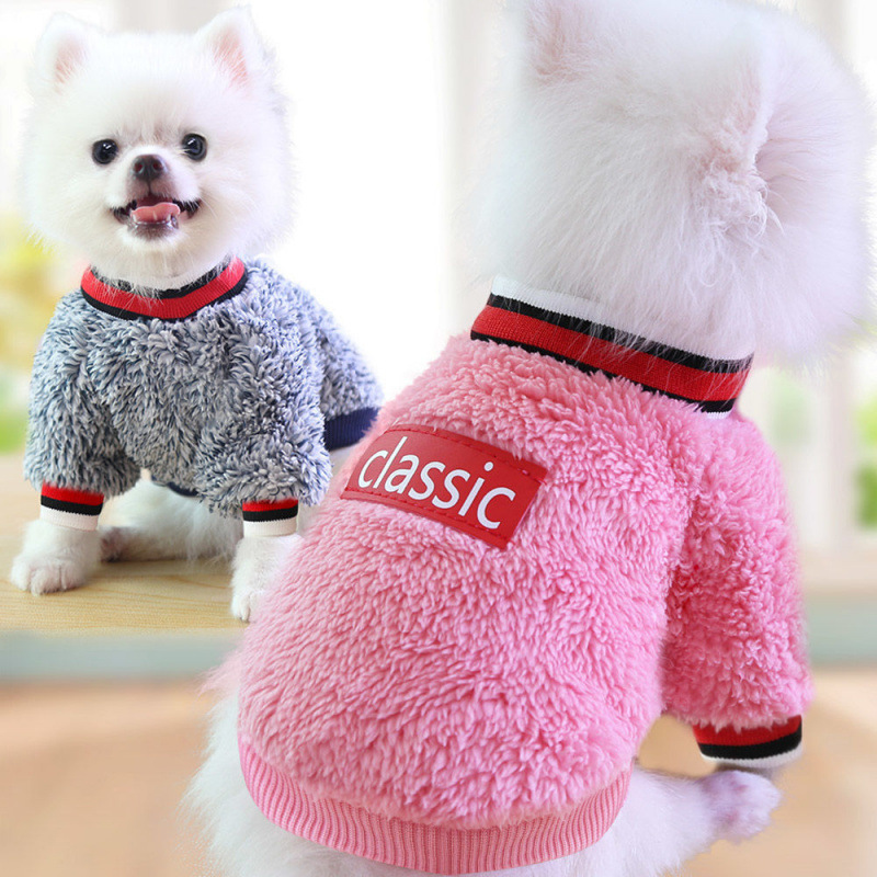 雪纳瑞比熊小狗狗小型犬两脚衣泰迪秋冬装猫咪秋冬宠物衣服两脚衣