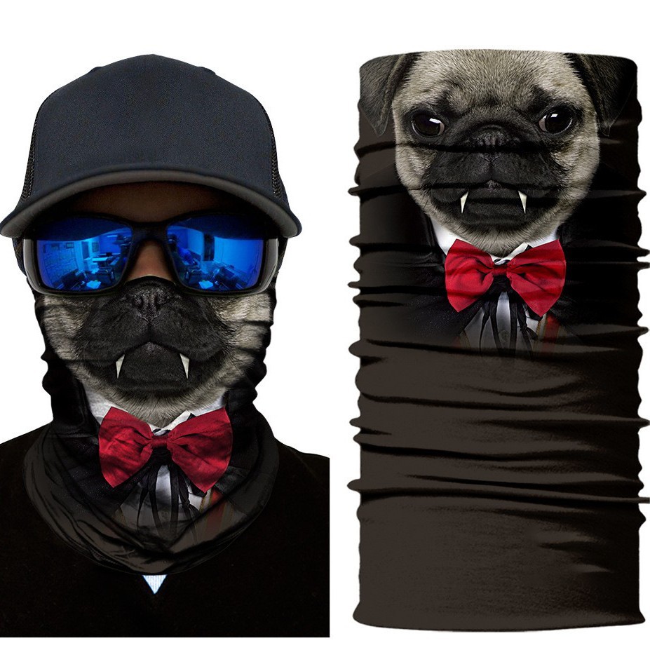 Outdoor Cycling Headscarf, Cycling Fishing Animal Face Scarf, Sun Protection, Breathable Face Protection, Half Face Mask