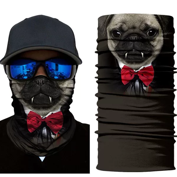 Outdoor Cycling Headscarf, Cycling Fishing Animal Face Scarf, Sun Protection, Breathable Face Protection, Half Face Mask
