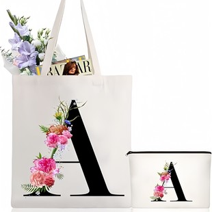 A-Z�羳LetterCosmetic bag ���s�ۼtɫ��ĸ���y���ռ{�s�������
