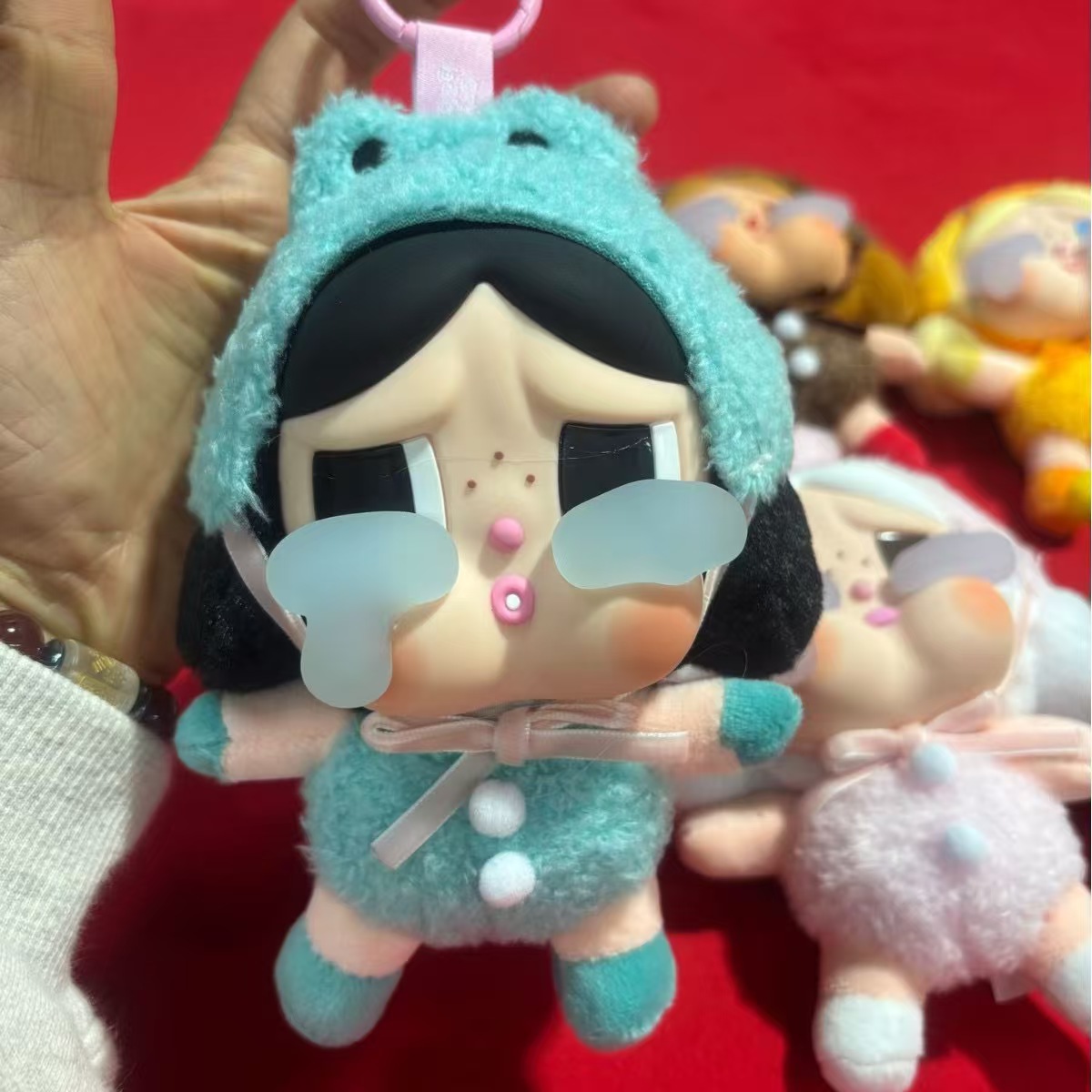 Pendant, plush cute doll, keychain