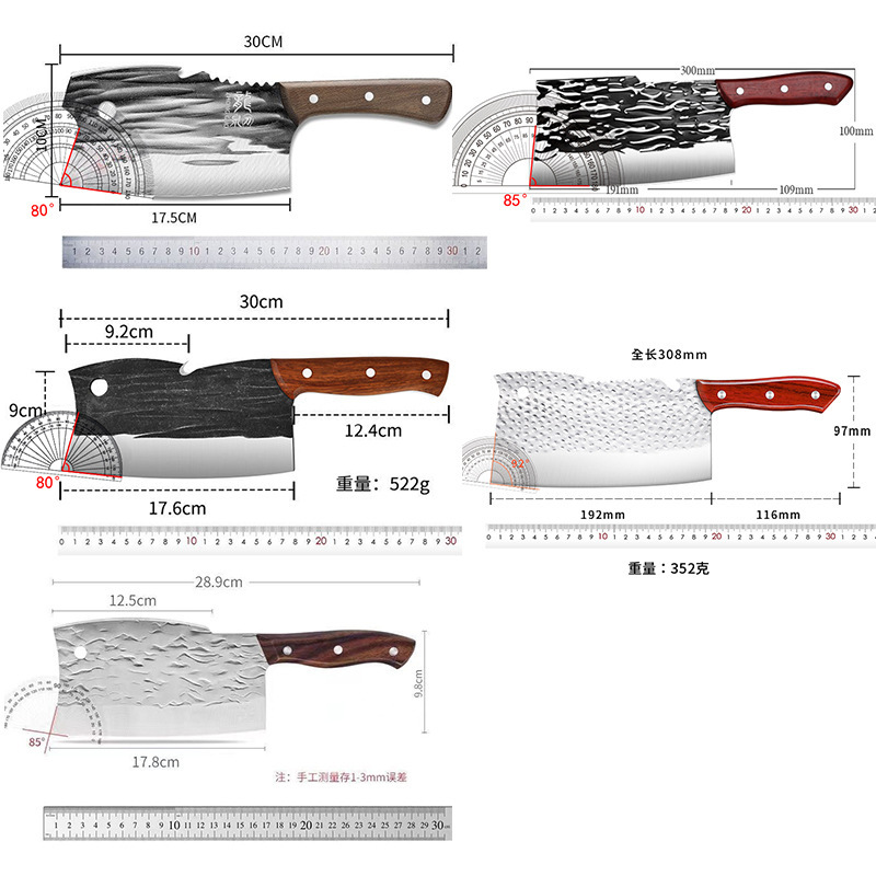 Cuchillo de corte de hueso, cuchillo de corte de cocina doméstico, cuchillo de corte de cocina, cuchillo de corte de carne, cuchillo de corte de cocina