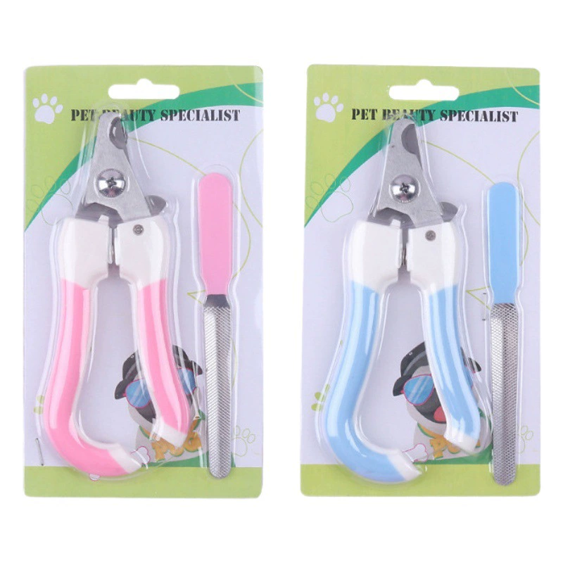 Когтерезы для кошек и собак, портативные бытовые когтерезы из нержавеющей стали с нескользящей ручкой, оптовая продажа товаров для кошек и собак