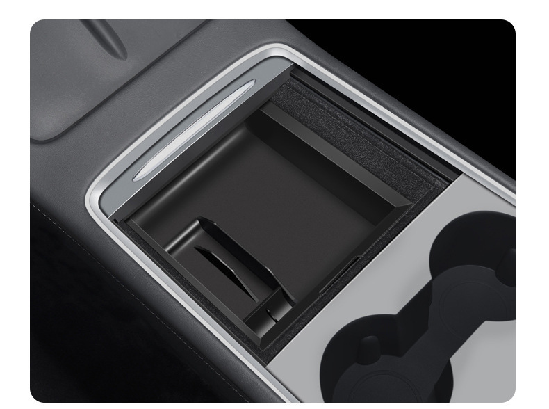 Suitable for the New Version of Model Y/3 Tesla Yl Central Control Storage Box, Armrest Box, Storage Box, Under-Seat Storage Box