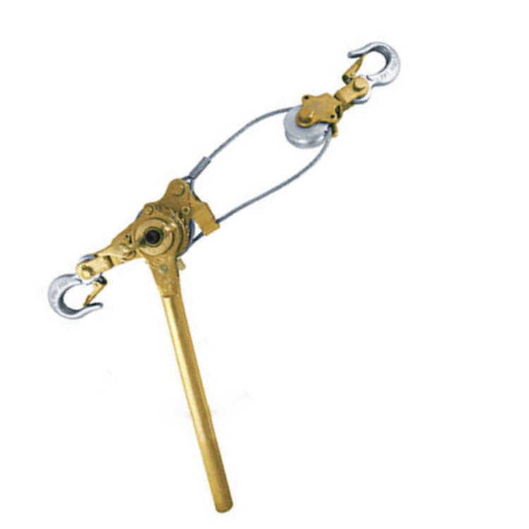 2T航空钢索绝缘棘轮紧线器2000可正反向操作带自动刹车装置