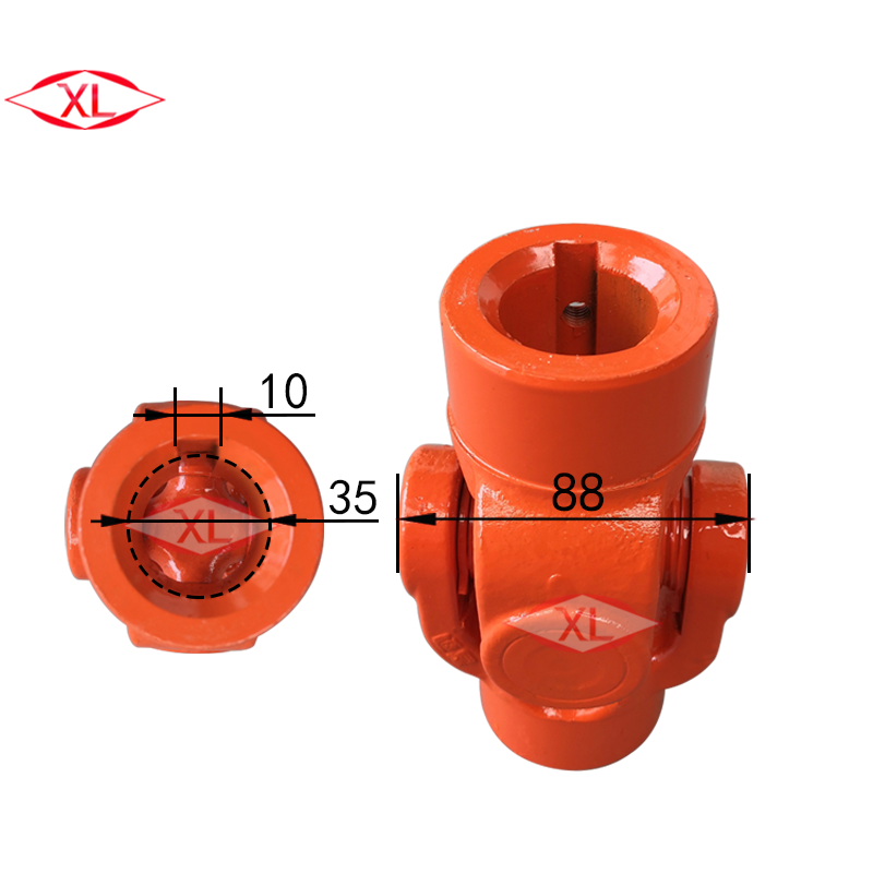 acoplamiento de motor industrial uni-botón universal conjunto de conector de eje cruzado universal equipo de ingeniería maquinaria