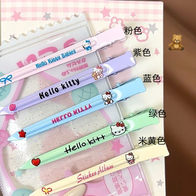 サンリオ カモノハシクリップ レディース 大型ヘアクリップ メタルポジショニングクリップ 額サイドクリップ メイクアップ 洗顔 シームレスクリップ ヘアクリップ|undefined