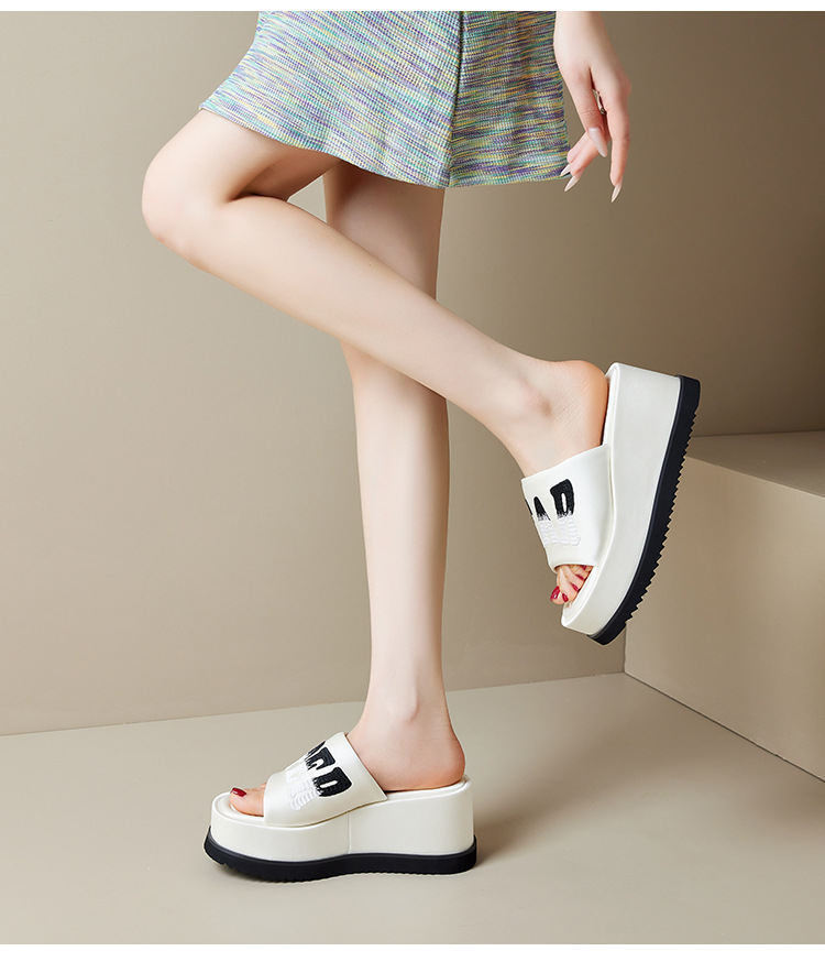 Dép sandal nữ đế xuồng mũi hở gót 8/10 cm phối màu mùa hè 2025 — Màu trắng nhạt 8cm, Trắng nhạt 10cm, Đen 10cm, Đen 8cm chi tiết 18