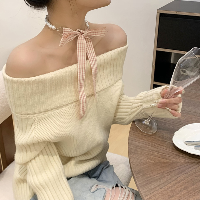 Collar de perlas nueva pulsera flor trenzada decoración pequeña bufandas trenzadas cinta atar cabello bufandas al por mayor