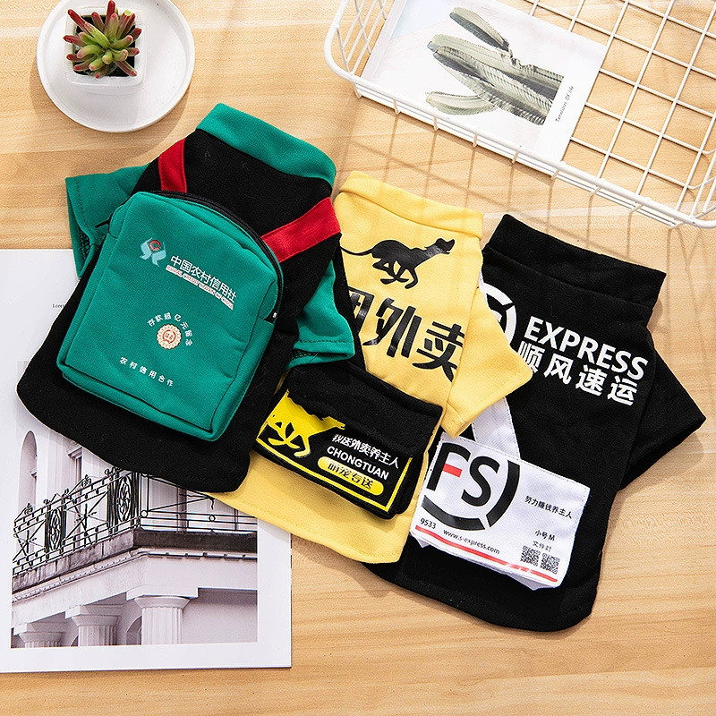 Одежда для домашних животных Весна Лето Щенок Тонкий свитер Тедди Кошка Одежда Маленькая собака Одежда для собак оптом