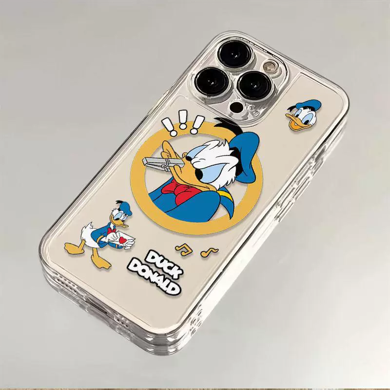 Apple,space iPhone 15, силиконовый милый матовый чехол для телефона, Дональд Дак, 15promax, 14/13/12