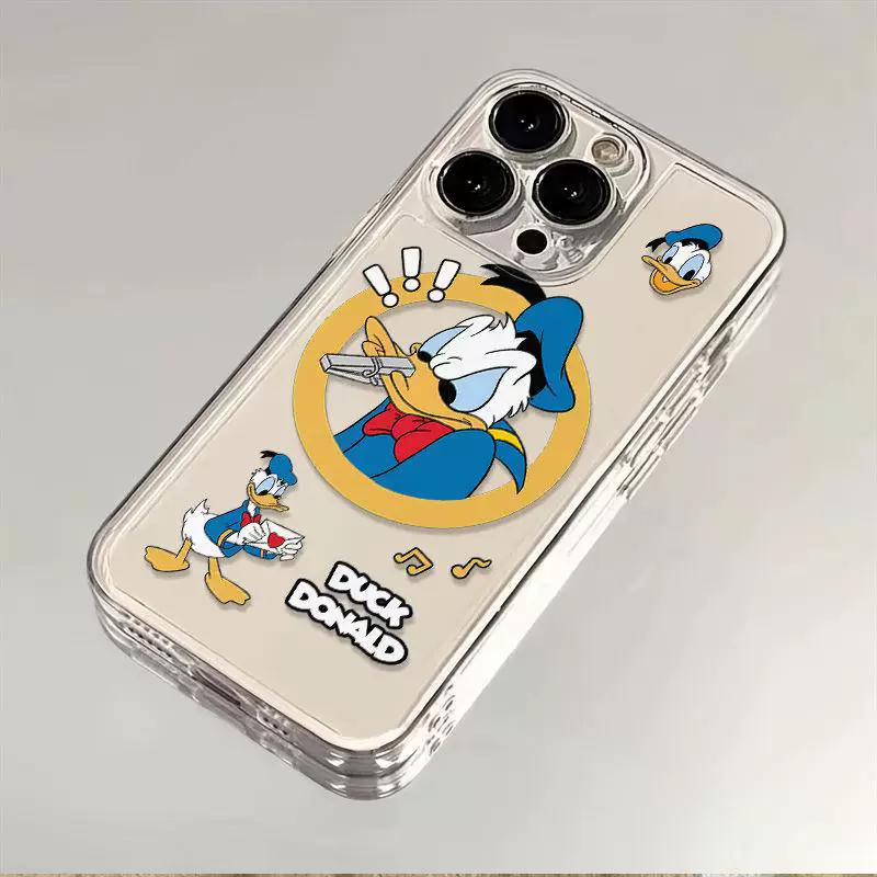 Apple,space iPhone 15, силиконовый милый матовый чехол для телефона, Дональд Дак, 15promax, 14/13/12