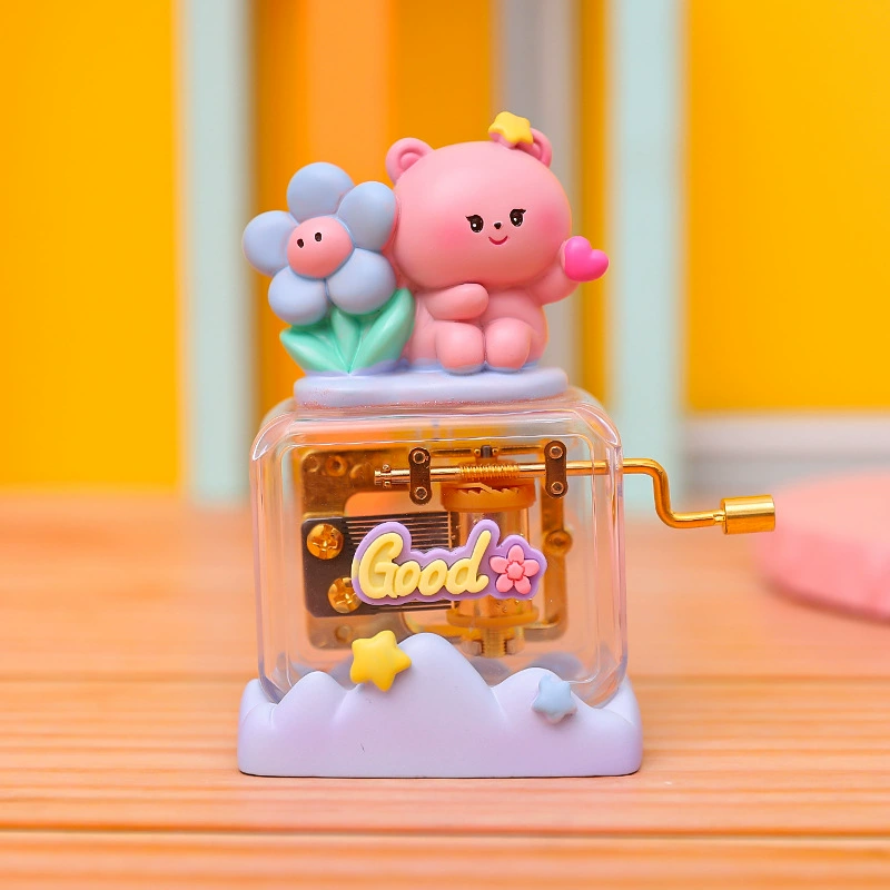 Sanrio, музыкальная коробка мультфильм, минифигура, украшения на стол, подарок на день рождения