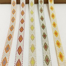 潮流个性提花织带2cm民族风花边辅料diy手工肩带箱包服饰配件带子