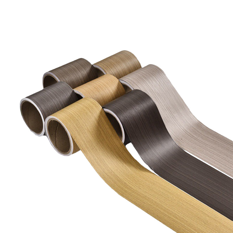 Línea de zócalos al por mayor transfronteriza línea de zócalos autoadhesivo grano de madera zócalos línea Etiqueta de pared impermeable ventana Marco de la puerta PVC muebles renovación etiqueta engomada