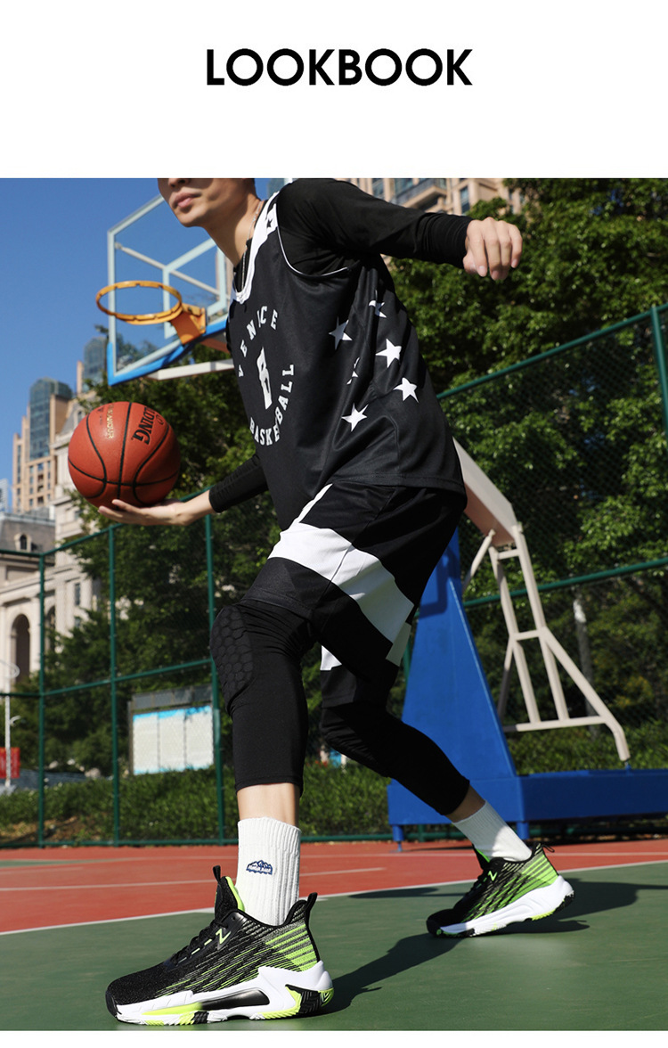 Large size breathable mesh rubber sole, anti slip and wear-resistant, medium to high school sports shoes, youth_voghion.com